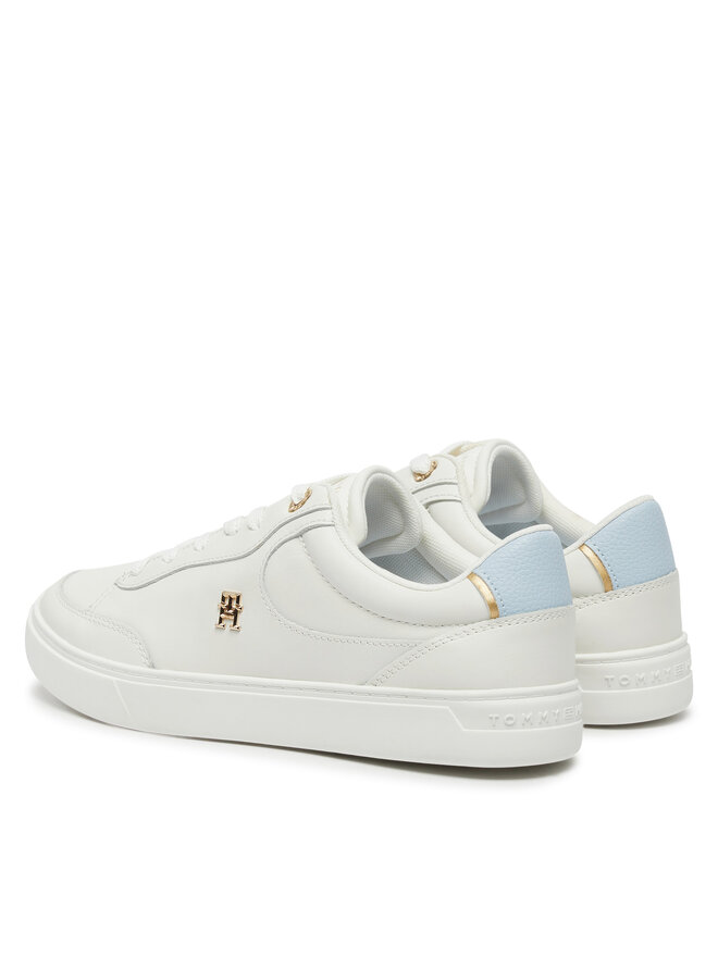 Tommy Hilfiger Αθλητικά Tommy Hilfiger Essential Chic Court Sneaker FW0FW08322 Λευκό