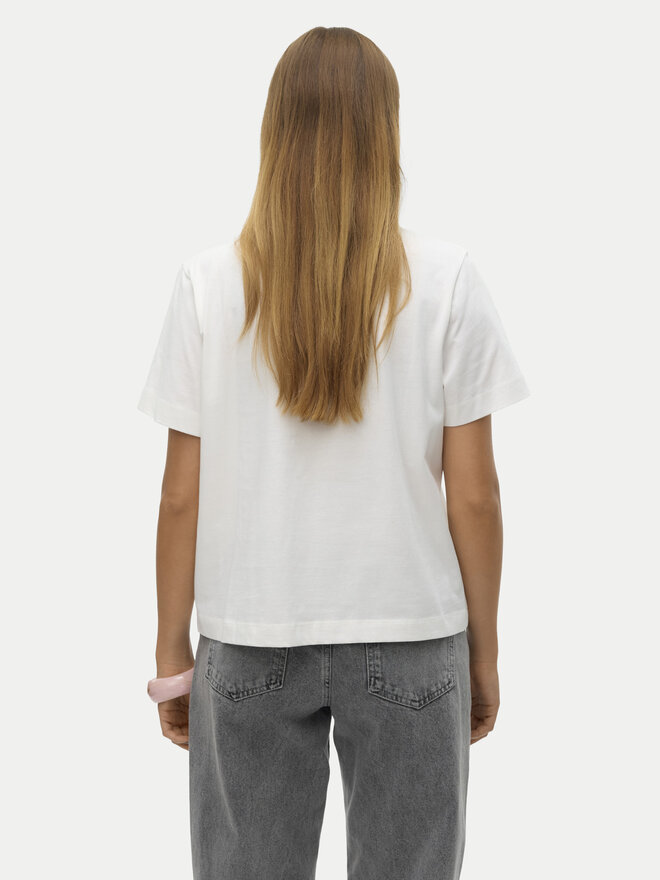 Vero Moda Vero Moda Футболка Fea 10321312 Білий Loose Fit
