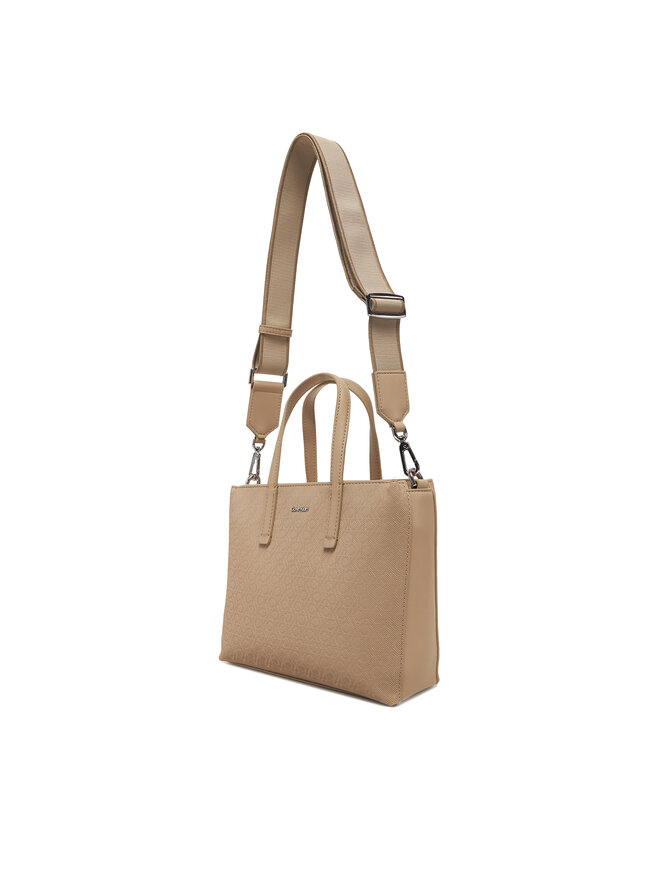 Calvin Klein Kabelka Calvin Klein Ck Must Small Tote_Mono K60K613023 Hnědá