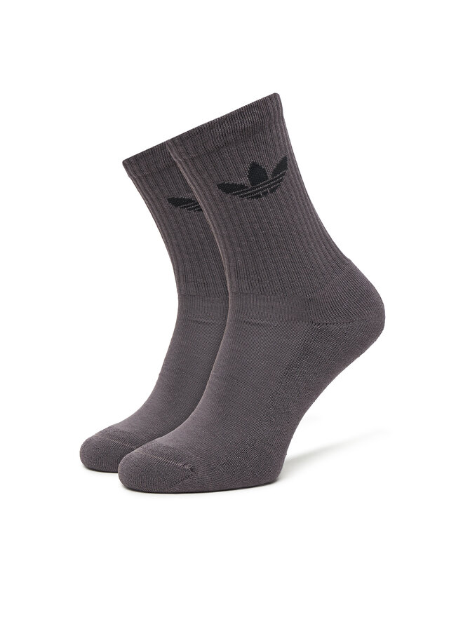 adidas Омплект 6 чифта дълги чорапи унисекс adidas Trefoil Cushion JY2680 Цветен