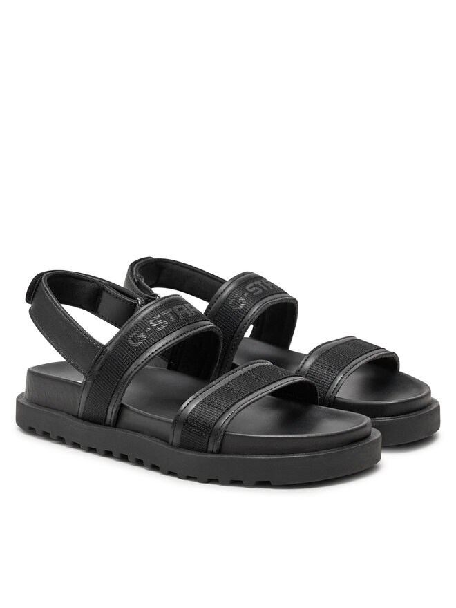 G-Star Raw Sandále G-Star Raw Diesem Stp Lea W 2411 078102 Čierna
