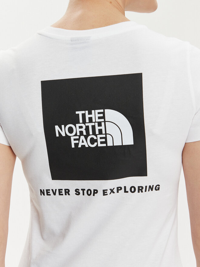 The North Face The North Face T-Shirt Redbox NF0A87NM Weiß Regular Fit