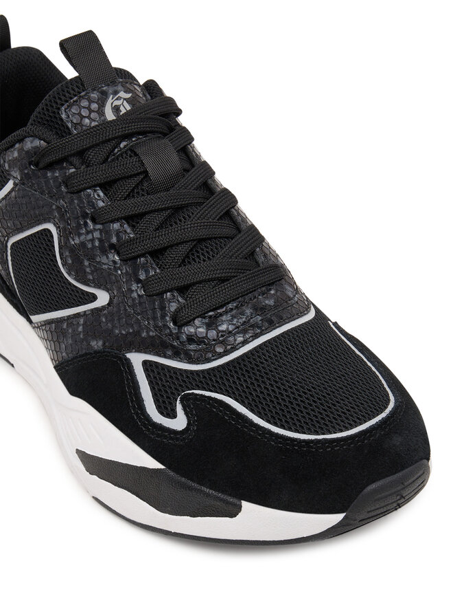 Just Cavalli Sneakersy Just Cavalli Fondo Nevada Dis 2 79QA3SD1 ZSD37 Černá