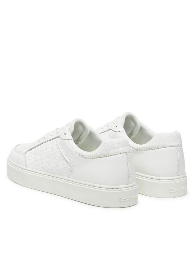 Calvin Klein Αθλητικά Calvin Klein Clean Cup Low Laceup Mono HM0HM01899 Λευκό