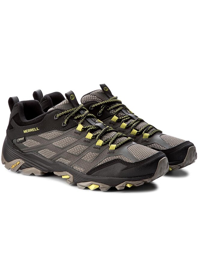 Botas de trekking Merrell Moab Fst Gtx GORE TEX J37601 Olive Black zapatos.es