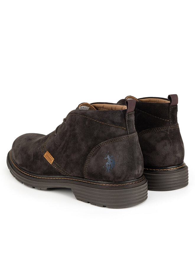 U.S. Polo Assn. Μποτίνια U.S. Polo Assn. LORENZ002M/DS1 Καφέ