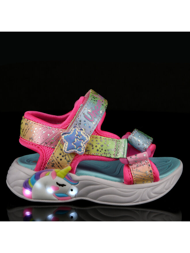 Skechers Sandále Skechers Unicorn Dreams Sandal-Majestic Bliss 302682N/PKMT Ružová