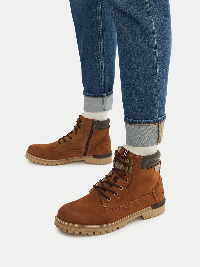 Mustang Trapper stila apavi Mustang 4142-602 Brūns