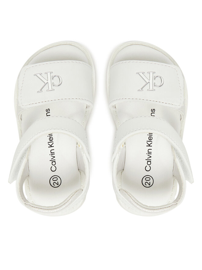 Calvin Klein Jeans Sandale Calvin Klein Jeans V1A2-82039-1013X M Alb