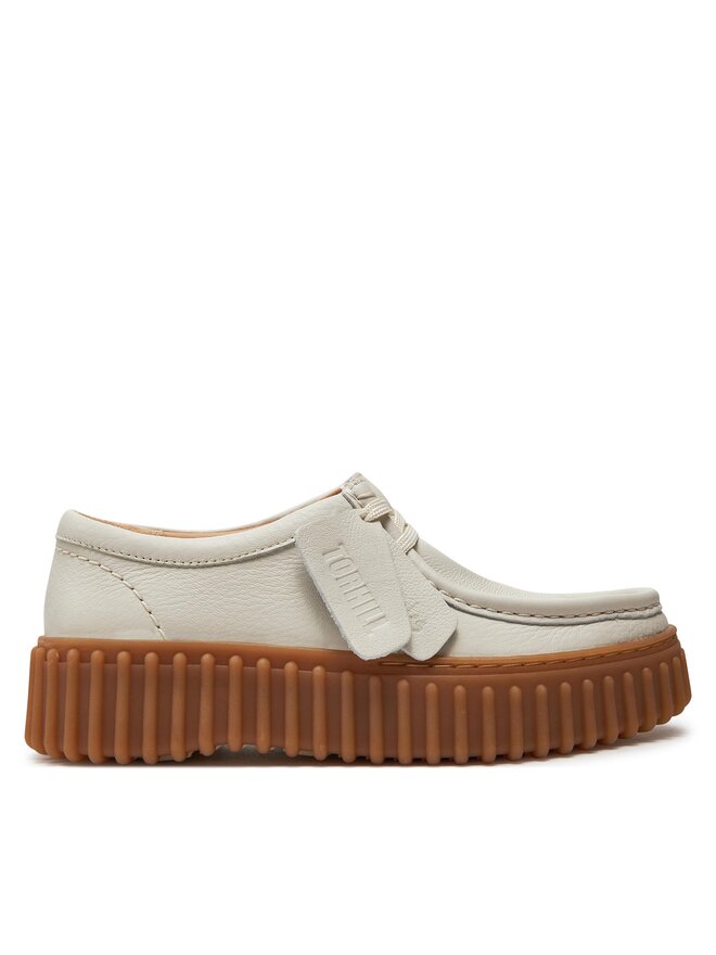 Clarks Félcipő Clarks Torhill Bee 26172085 Ekru