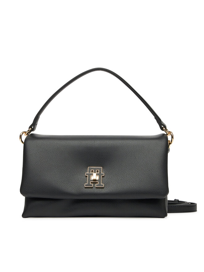 Tommy Hilfiger Handtasche Tommy Hilfiger Th Modern Conv Crossover AW0AW17465 Schwarz