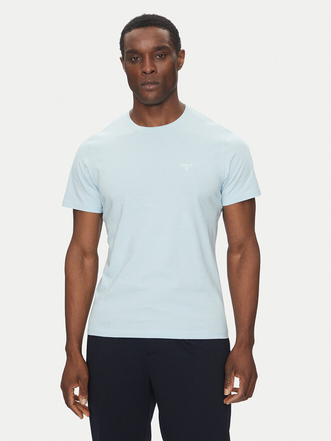Barbour Barbour T-Shirt Essential Sports MTS0331BU17 Himmelblau Tailored Fit