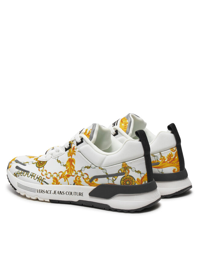 Versace Jeans Couture Sneakersy Versace Jeans Couture 77YA3SA1 ZS654 Biela