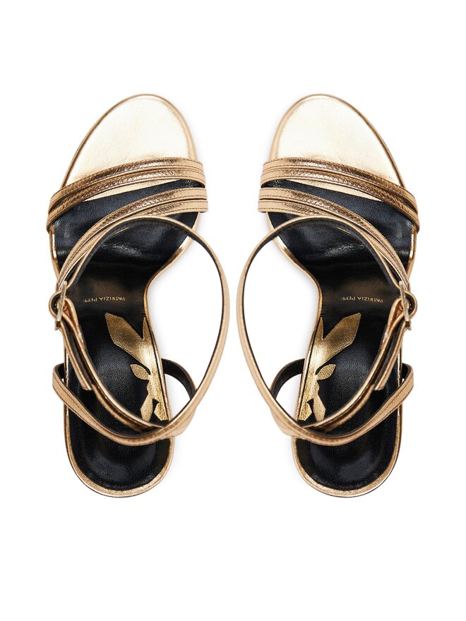 Босоніжки Patrizia Pepe 8X0005/L031-Y442 Золотий | evzuttya.com.ua