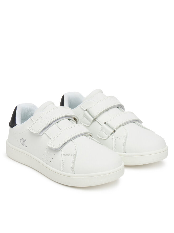 Calvin Klein Jeans Sneakersy Calvin Klein Jeans Low Cut Velcro Sneaker V1X9-82074-1355 S Biały