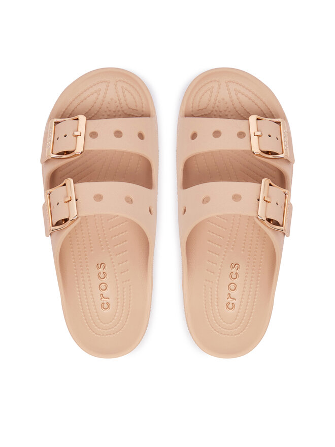Crocs Шльопанці Crocs Saturday Metallic Buckle 213316 Рожевий