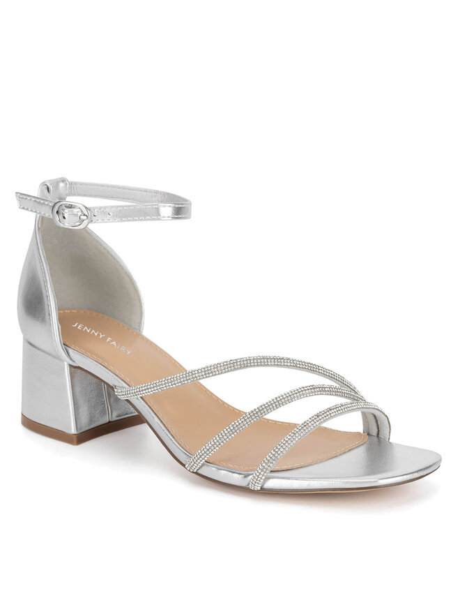JENNY Sandały JENNY LS5664-13 Srebrny