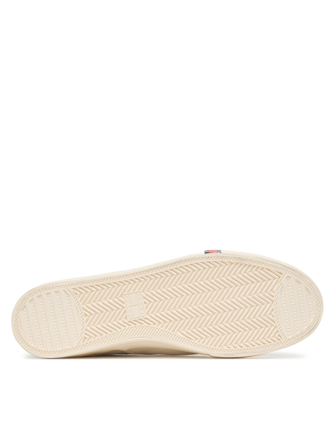 Tommy Jeans Sneakers aus Stoff Tommy Jeans Archive Vulc. Y2K Slip On EM0EM01675 Weiß