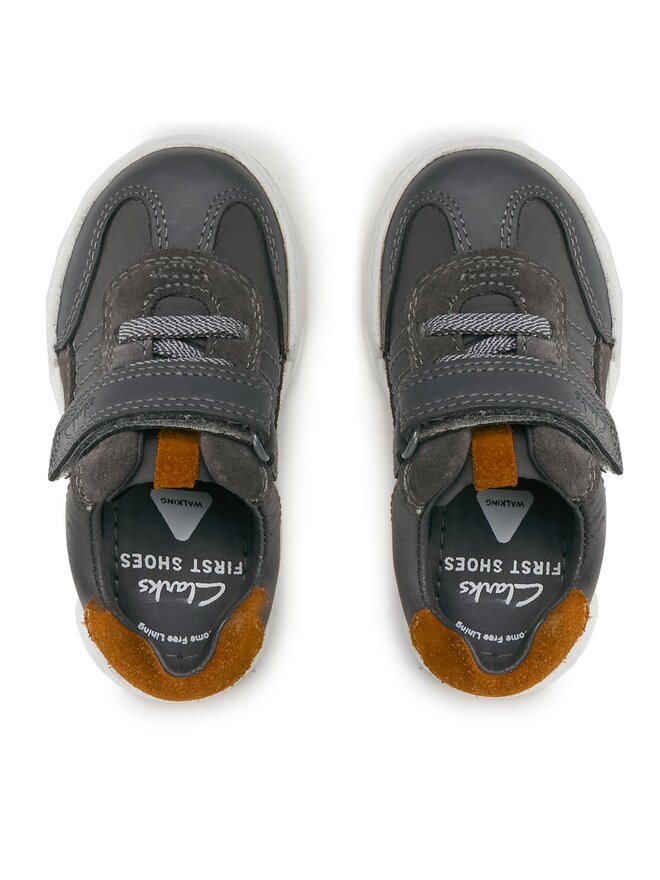 Clarks Αθλητικά Clarks Fawn Family 261751286 Γκρι
