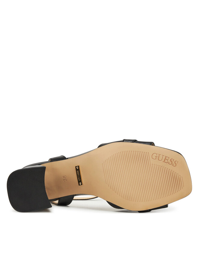 Guess Sandále Guess FLJGRT LEA03 Čierna