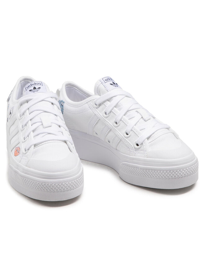 adidas Снікерcи adidas NIzza Platform J FY2531 Білий