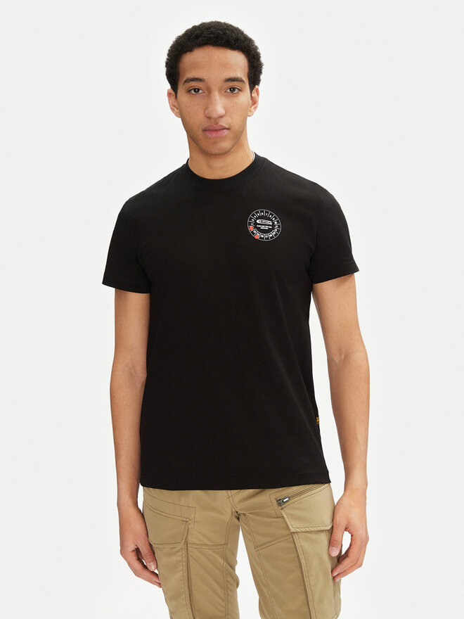 G-Star Raw G-Star Raw Camiseta Gauge D25972-C336 6484 Negro Regular Fit