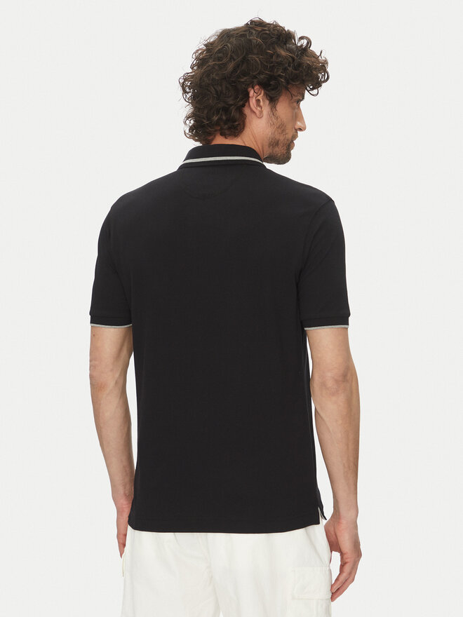 La Martina La Martina Poloshirt Yeshayahu MAP320 PK001 Schwarz Regular Fit