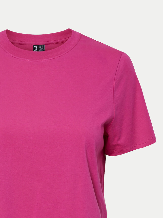 Pieces Pieces Camiseta Ria 17140802 Rosa Regular Fit