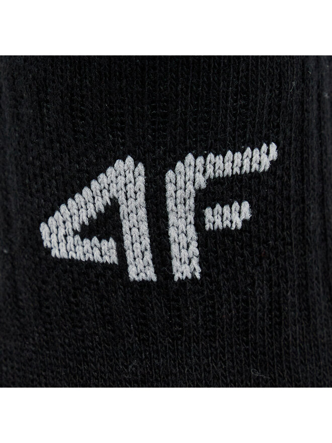 4F 5er-Set niedrige Kindersocken 4F 4FJWAW23USOCM235 Schwarz