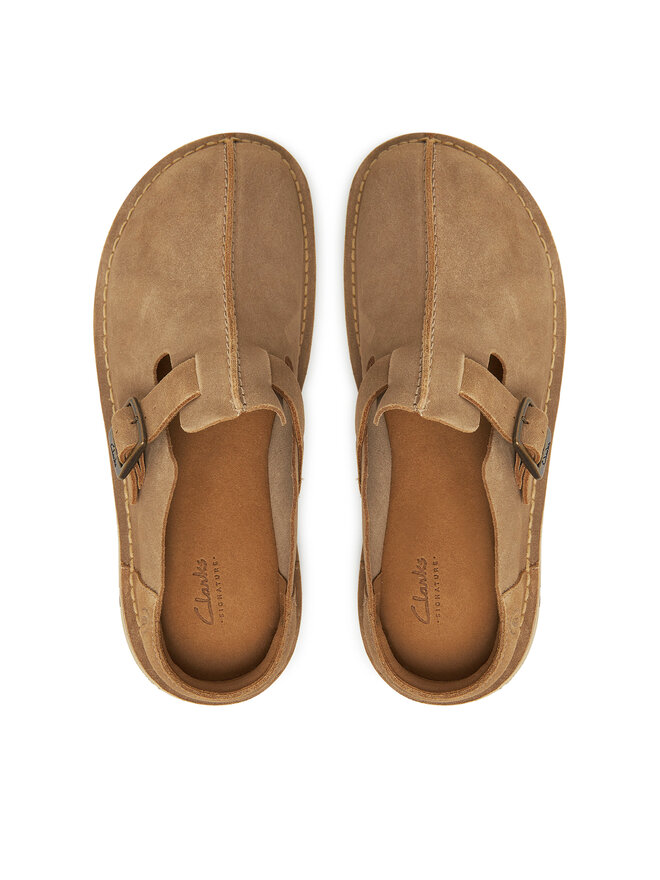 Clarks Pantoletten Clarks Solsbury  26180882 Braun