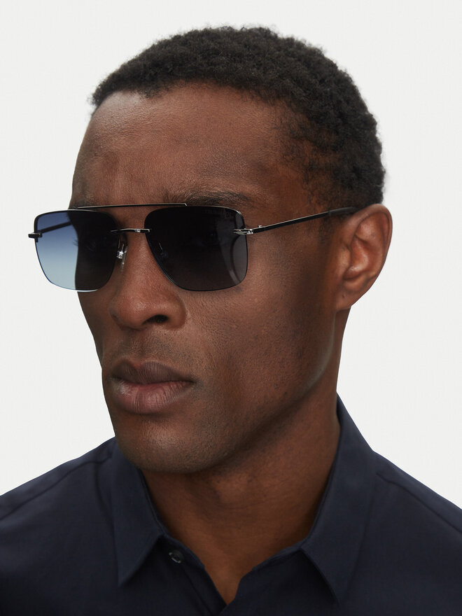 Trussardi Okulary przeciwsłoneczne Trussardi TSM3025 Granatowy