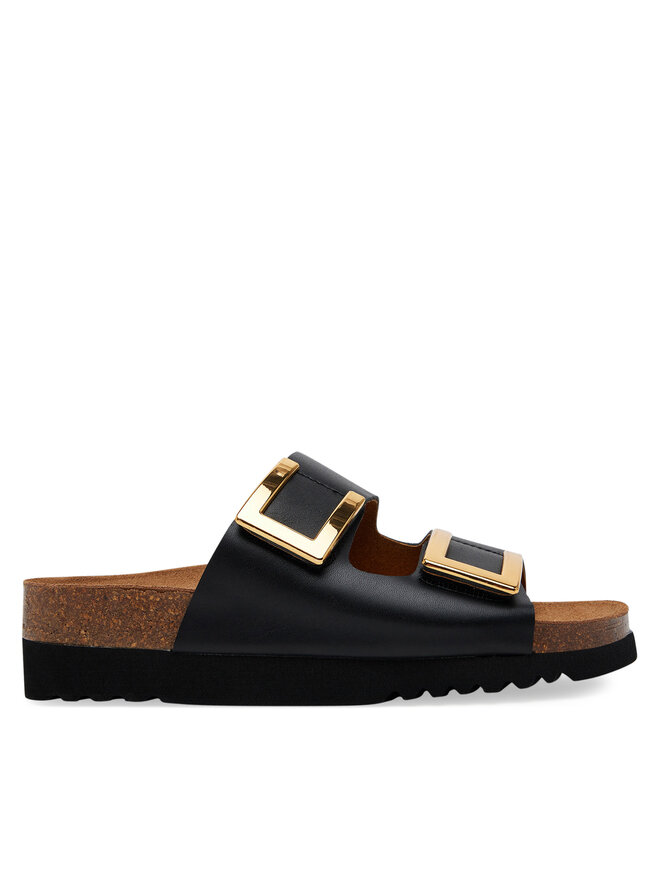 Scholl Natikači Scholl Mules Black Monterey 2 Straps Ad F305841004 1004 Črna