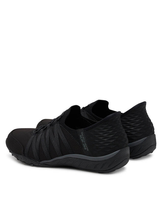 Skechers Sneakersy Skechers Breathe Easy - Roll With Me 100593/BBK Černá