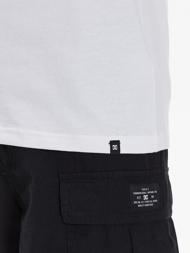 DC DC Marškinėliai Star Pilot ADYZT04991 Balta Relaxed Fit