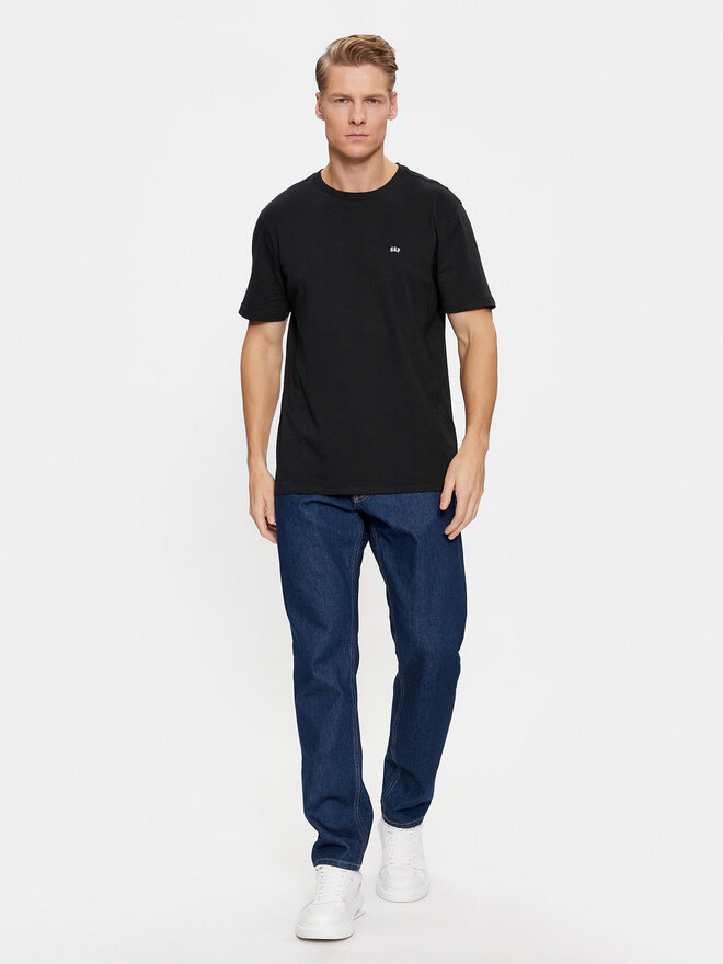 Gap Gap Marškinėliai 753766-00 Juoda Regular Fit