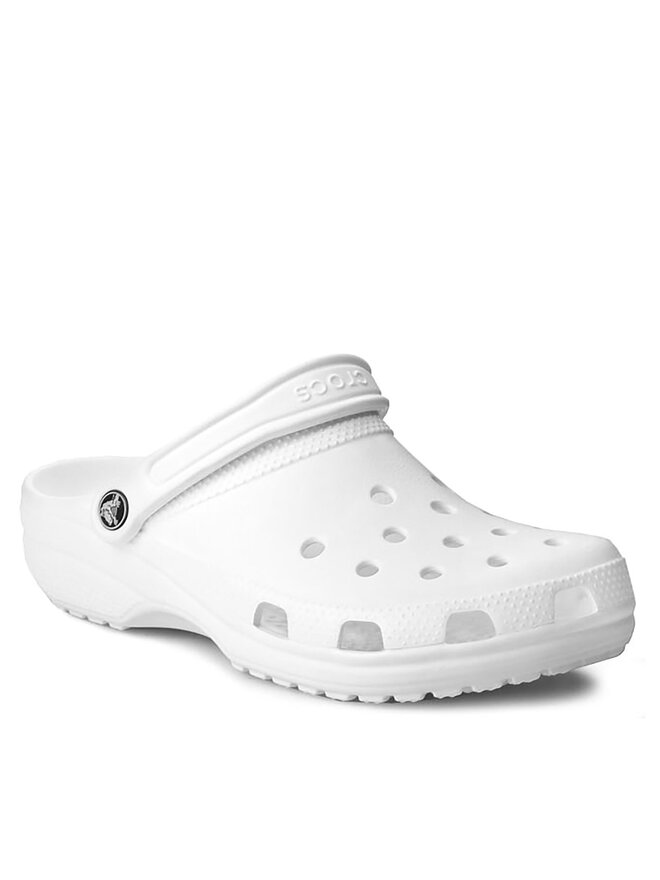 Crocs Natikači Crocs Classic 10001 Bela