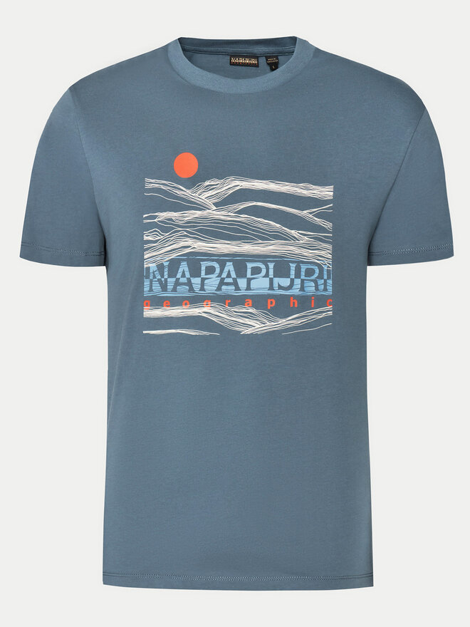 Napapijri Napapijri Camiseta S-Buti NP0A4INM Azul Regular Fit