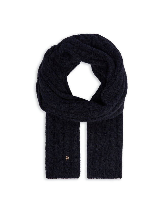 Tommy Hilfiger Schal Tommy Hilfiger Timeless AW0AW16990 Dunkelblau