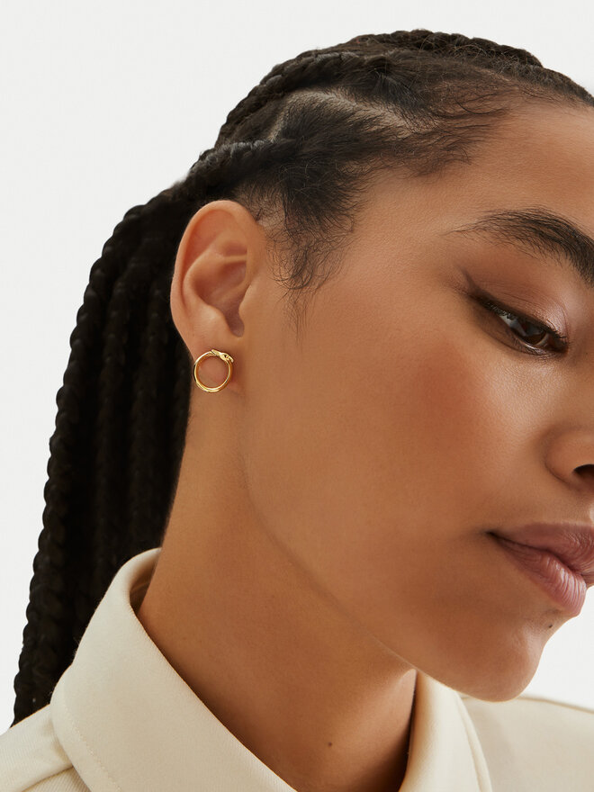 Trussardi Сережки Trussardi TJAXB09 Золотий
