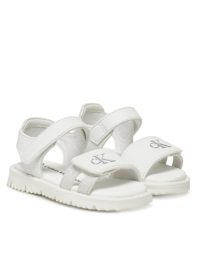 Calvin Klein Jeans Sandale Calvin Klein Jeans V1A2-82039-1013X M Alb