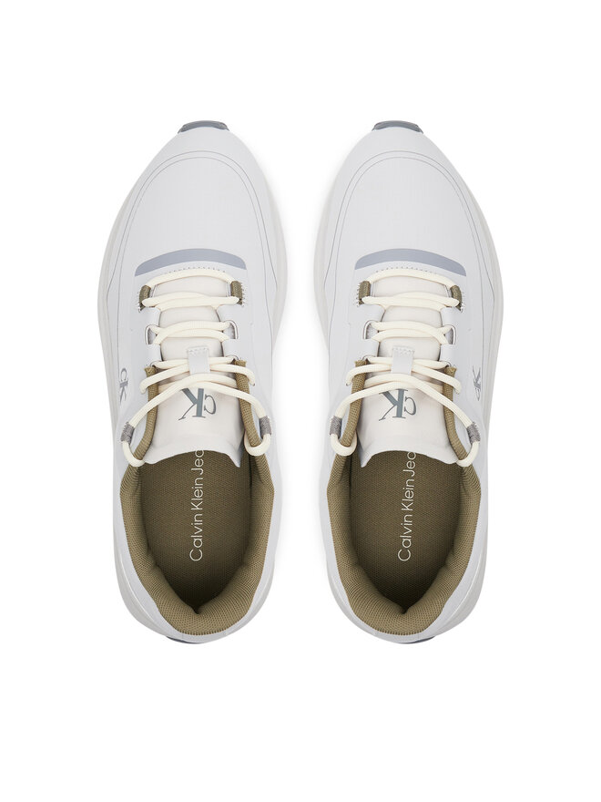 Calvin Klein Jeans Sneakers Calvin Klein Jeans Athleisure Runner Tech Ripstop YM0YM01205 Écru