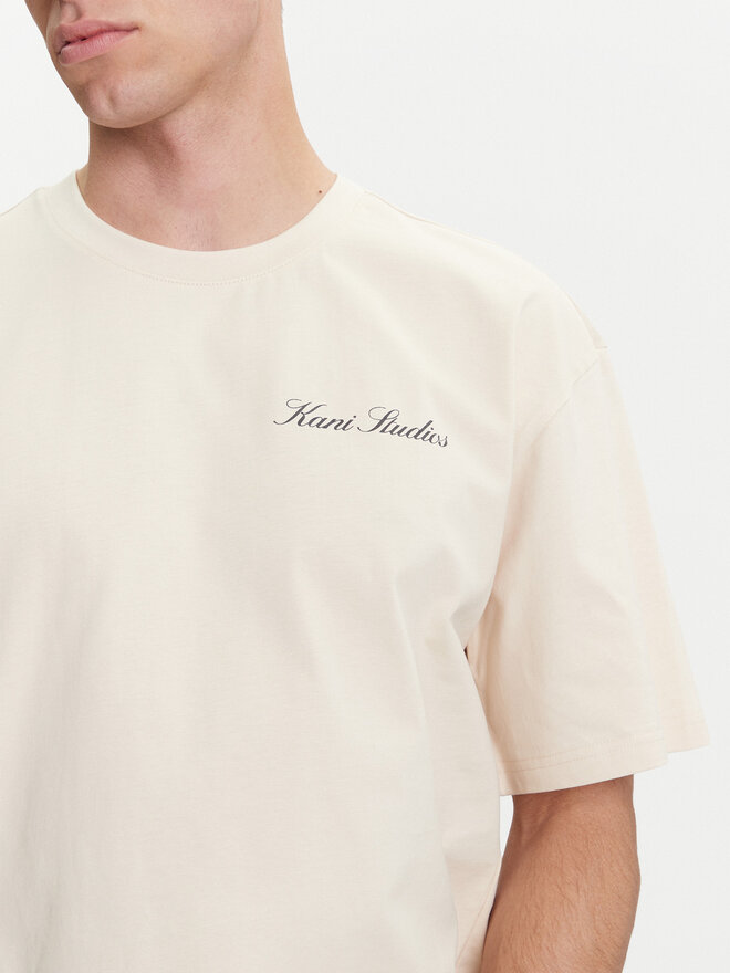 Karl Kani Karl Kani Camiseta PD00005333 Beis Relaxed Fit