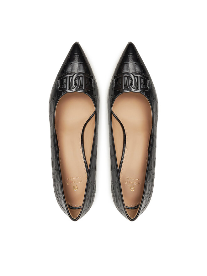 Aigner Pantofi cu toc subțire Aigner Madonna 8B 1251265 Negru