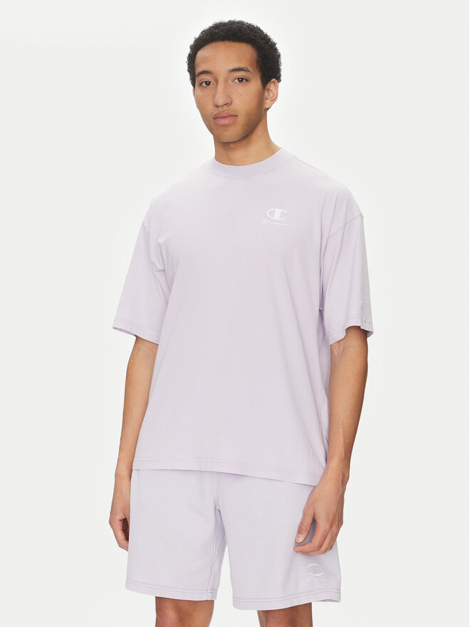 Champion Champion Marškinėliai 221257 Violetinė Regular Fit