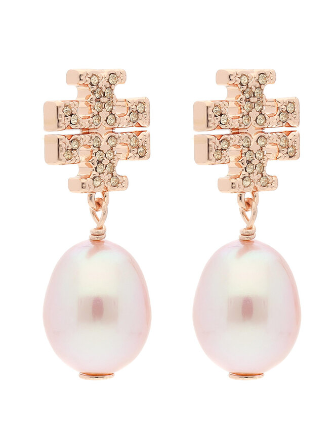 TORY BURCH｜ (KIRA PAVE PEARL DROP EARRING (60525-056)) Kira Pearl Drop Earring: Women's Jewelry | Earrings | Tory