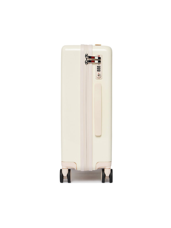 Tommy Hilfiger Rankinio bagažo lagaminas Tommy Hilfiger Th Travel Cabin Case AW0AW17829 Écru