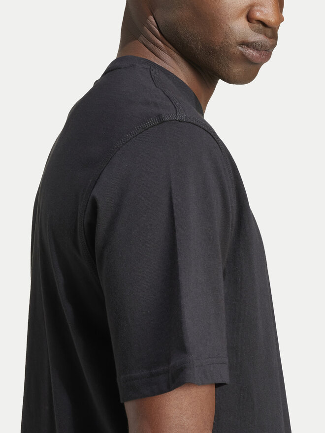 adidas adidas T-Shirt Trefoil Essentials JI8545 Μαύρο Regular Fit
