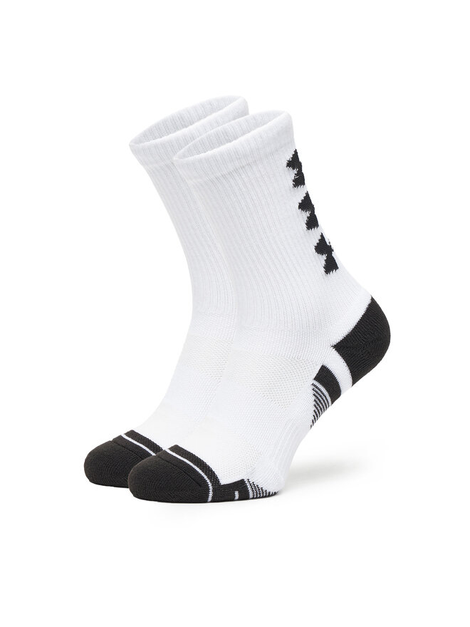 Under Armour Набір 3 пар високих чоловічих шкарпеток Under Armour UA Perform Tech 3p Crew 1379515 Білий