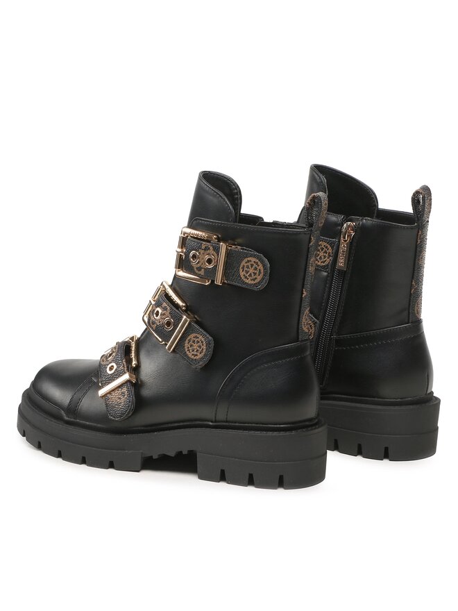Guess Botine Guess FL7O2B LEA10 Negru
