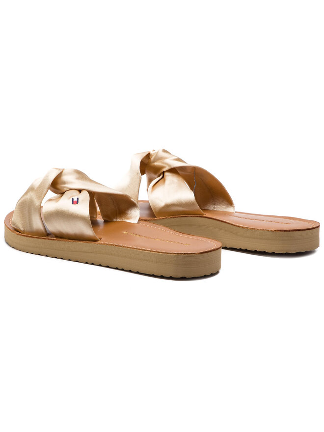 Tommy hilfiger satin beach sandals discount